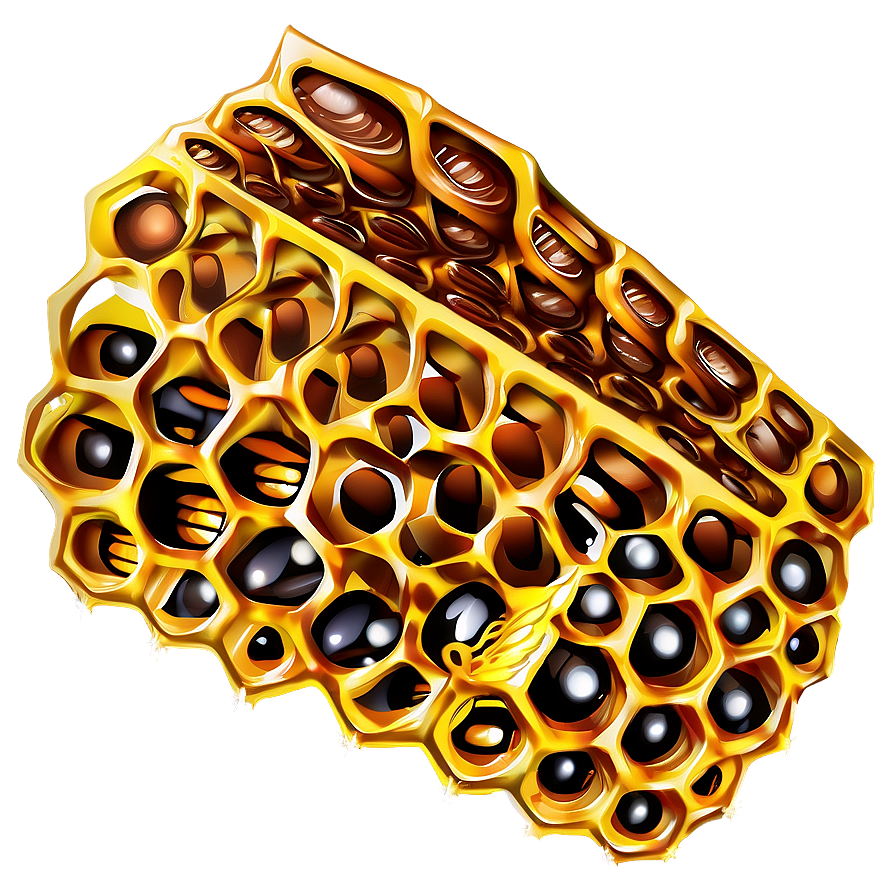 Hive With Honeycomb Png Hwk