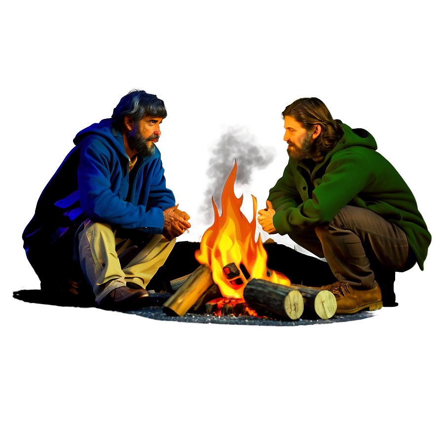 Hobo Campfire Scene Png 24