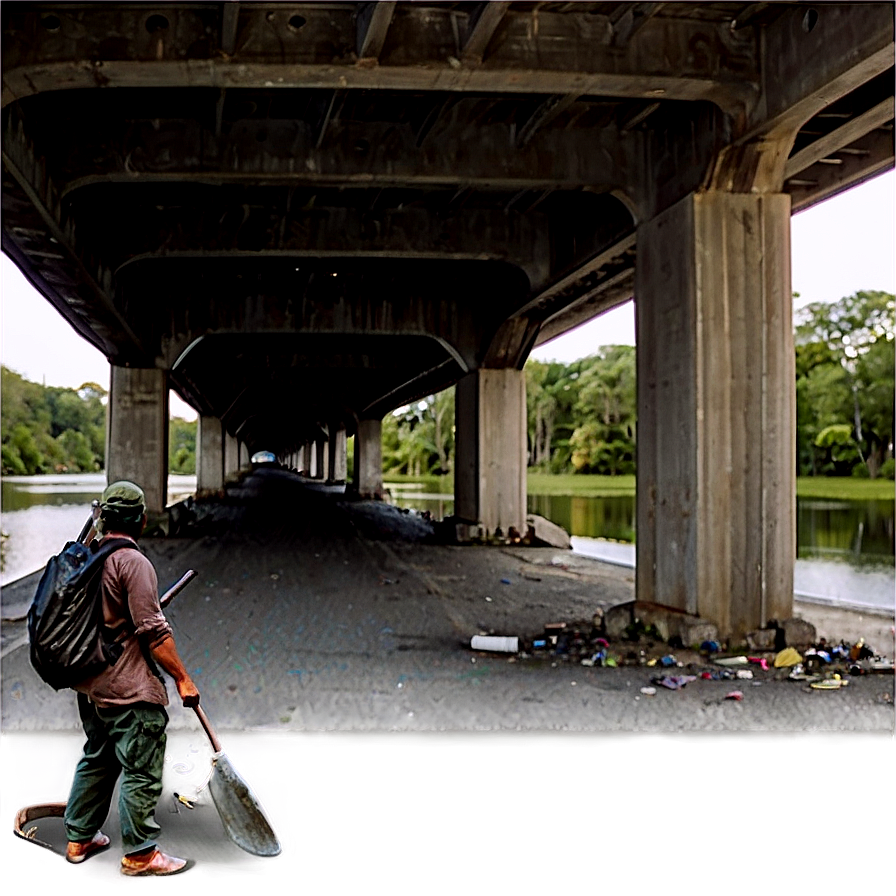 Hobo Under Bridge Png 23