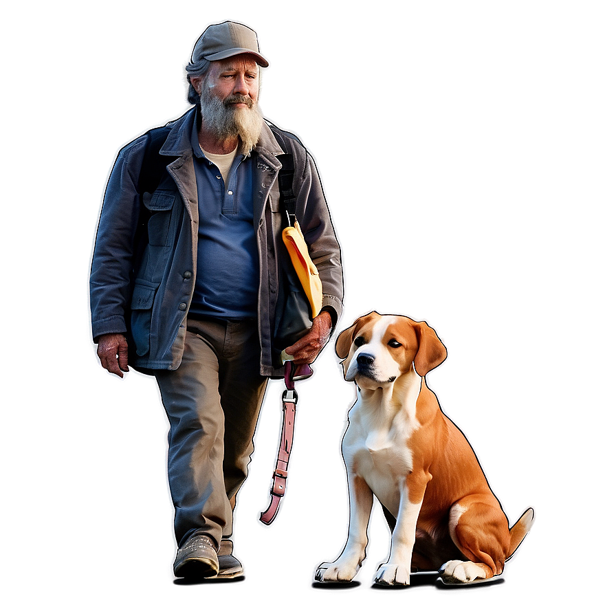 Hobo With Dog Companion Png 06242024