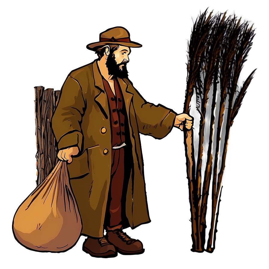 Hobo With Stick And Bundle Png 06242024