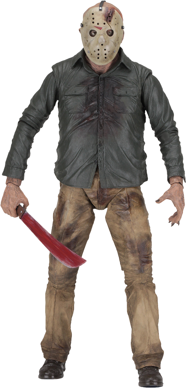 Hockey Masked Horror Figurewith Machete