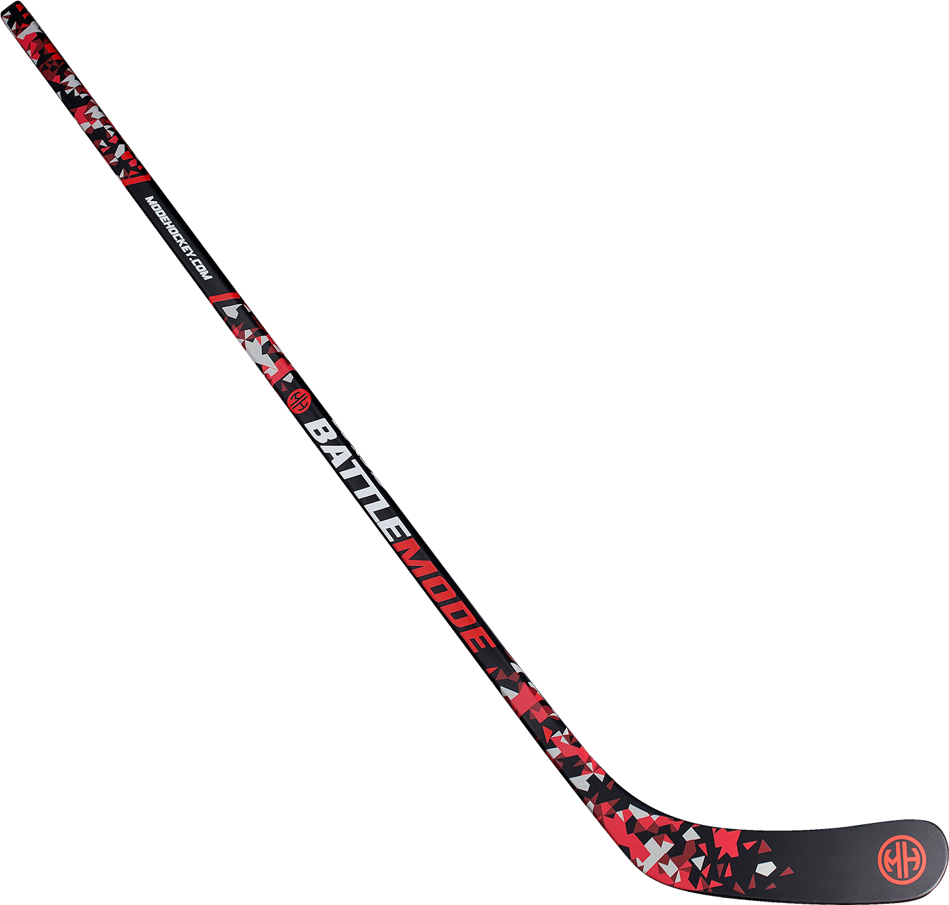 Hockey Stick Battle Mode Design PNG with transparent background