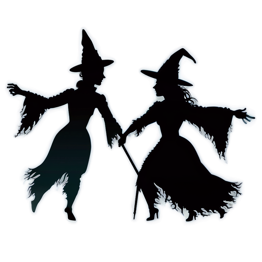 Hocus Pocus Witch Silhouette PNG 8 PNG with transparent background