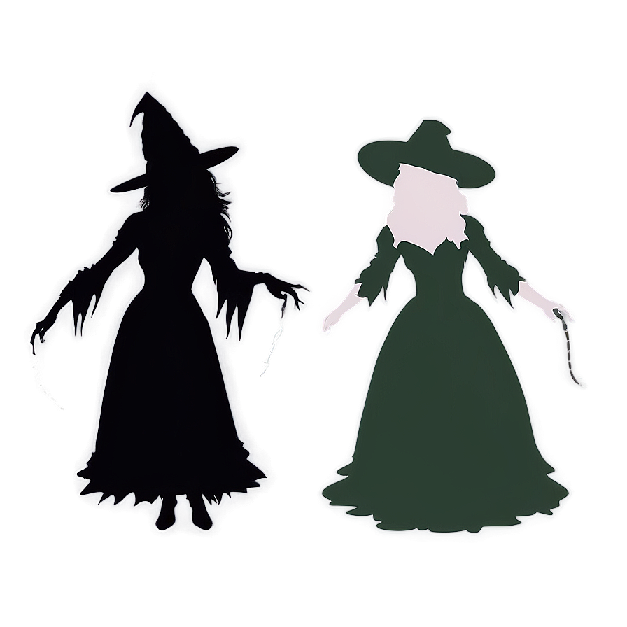 Hocus Pocus Witch Silhouette PNG ejy15 PNG with transparent background