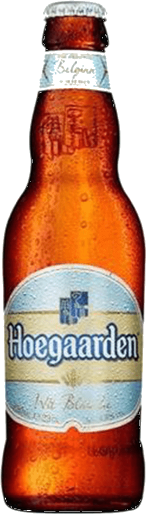 Hoegaarden Beer Bottle Transparent Background PNG image with a transparent background, free high-resolution download