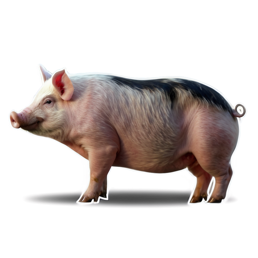 Hog On Farm Png 10