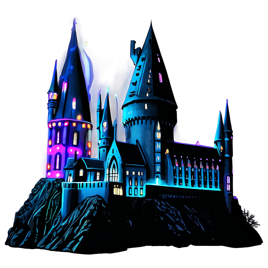 Hogwarts Christmas Lights Png Hda28