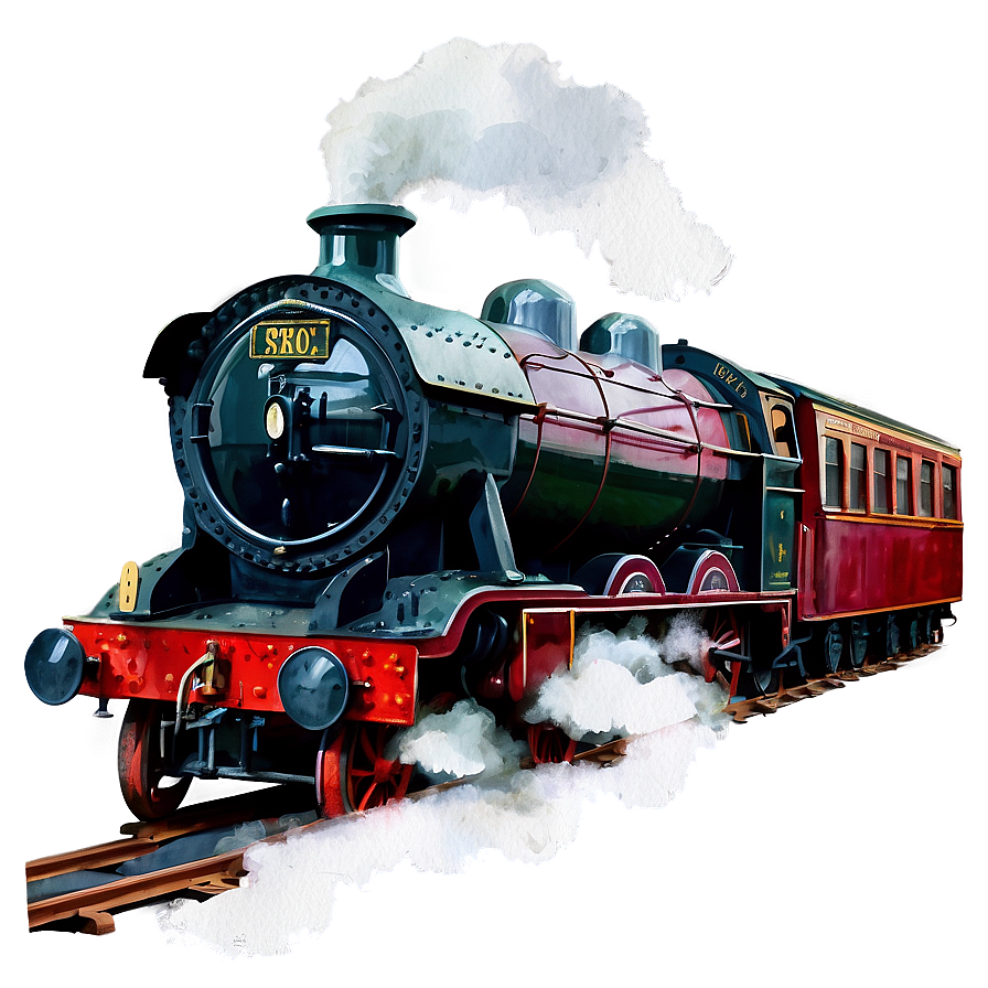 Hogwarts Express Watercolor Png Ige46