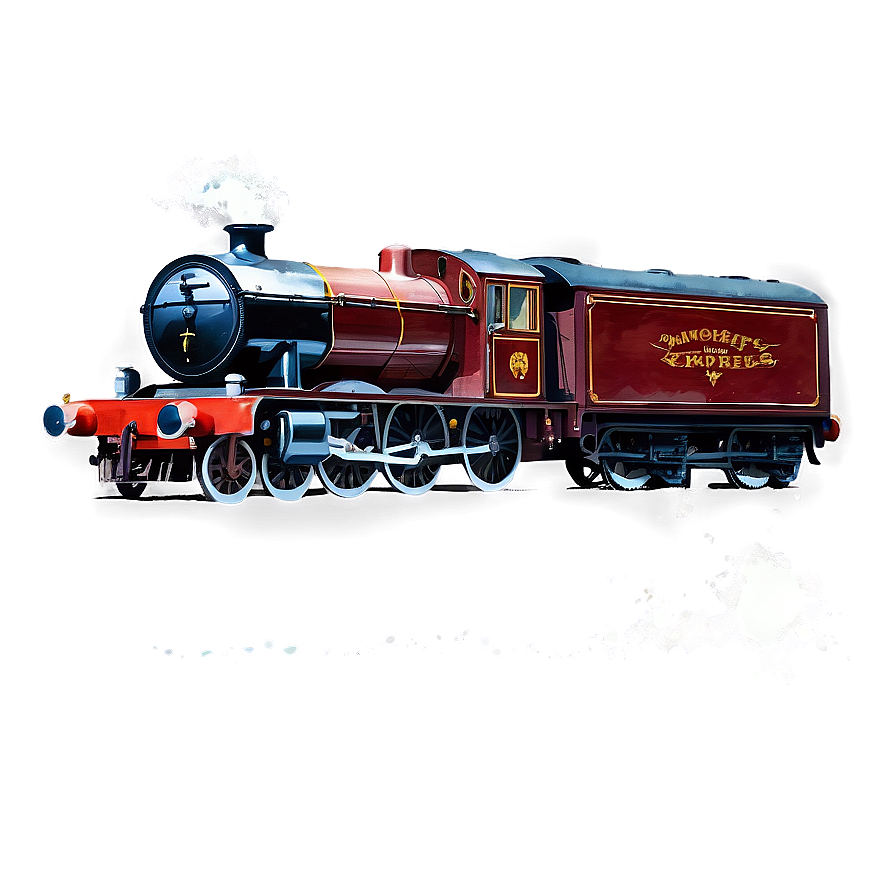 Hogwarts Express Watercolor Png Lji44