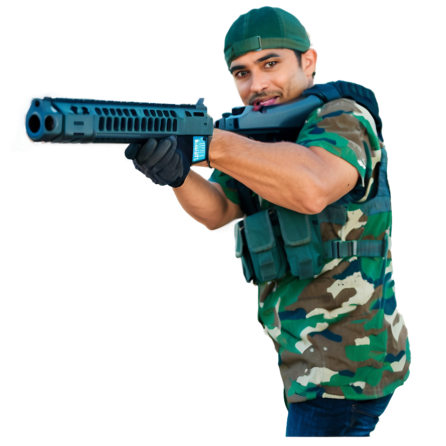 Holding Gun Png 56