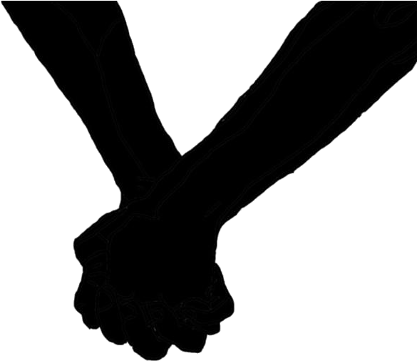 Holding_ Hands_ Silhouette_ Clipart