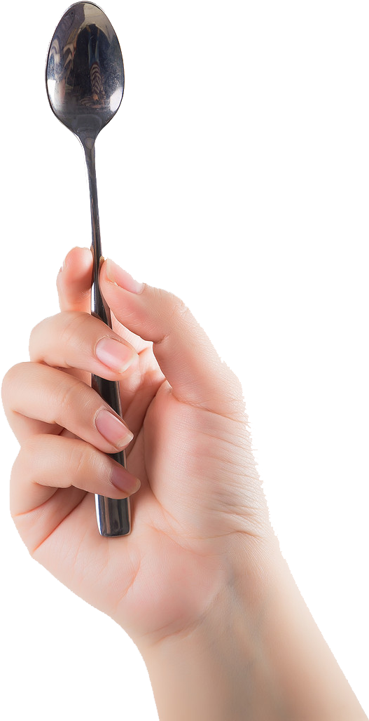 Graphic Download Fork Transparent Hand Holding - Hand Holding Spoon Png, Png Download PNG with transparent background