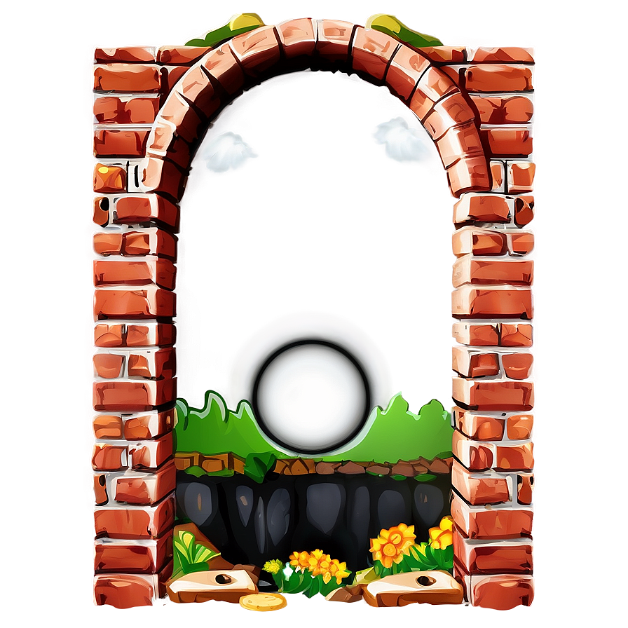 Hole in Brick Wall PNG 06112024 PNG with transparent background