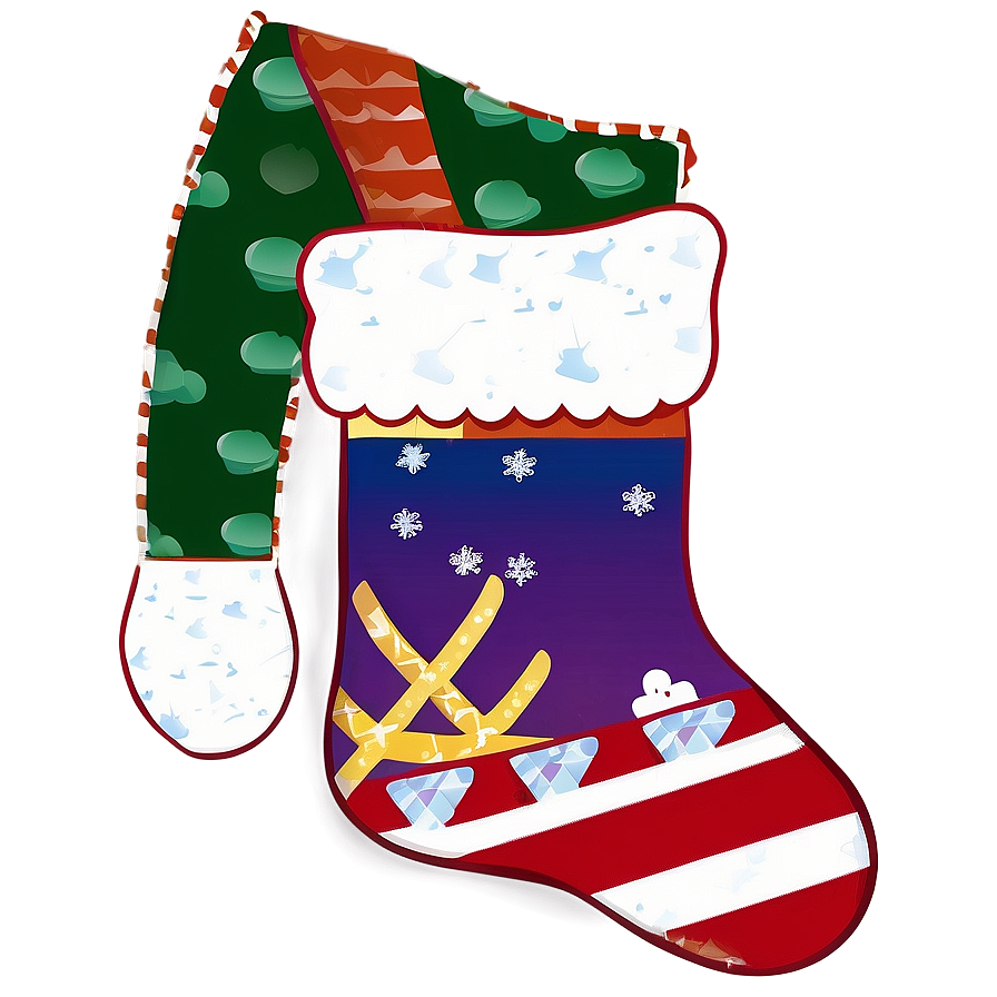 Holiday Christmas Stocking Png 52