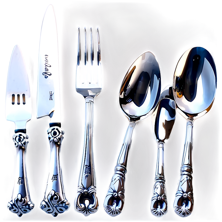 Holiday Dinner Utensils PNG gyp3 PNG with transparent background
