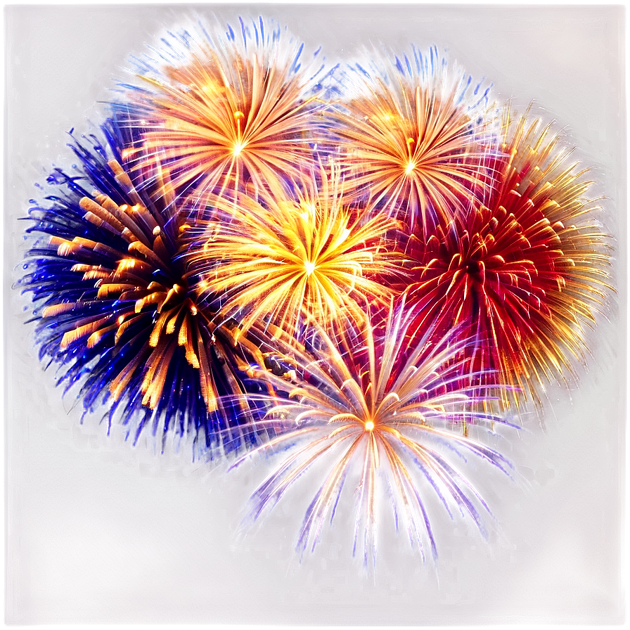 Holiday Fireworks Png Khg53