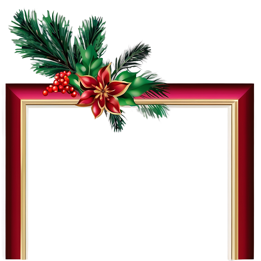 Holiday Frame Border PNG iny PNG image with a transparent background, free high-resolution download