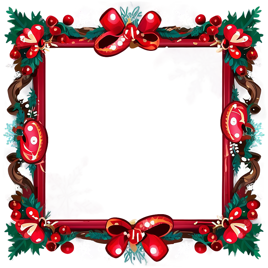 Holiday Frame Design Png Sis