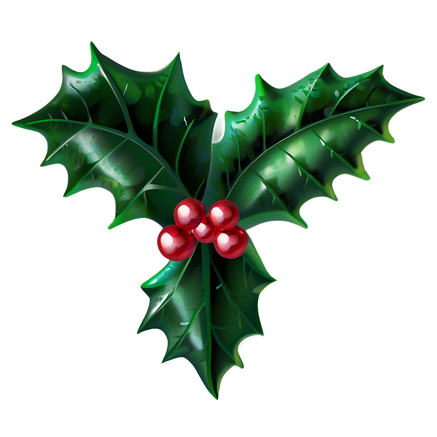 Holiday Holly PNG 05252024 PNG image with a transparent background, free high-resolution download