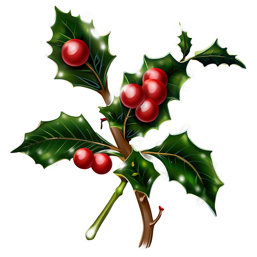 Holiday Holly PNG qgq93 PNG image with a transparent background, free high-resolution download