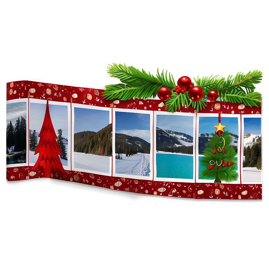 Holiday Memories Photo Strip Png 66