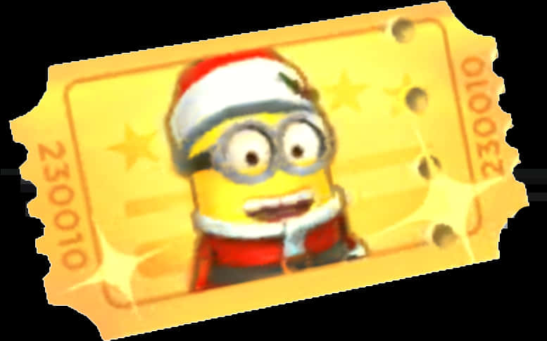 Holiday Minion Ticket