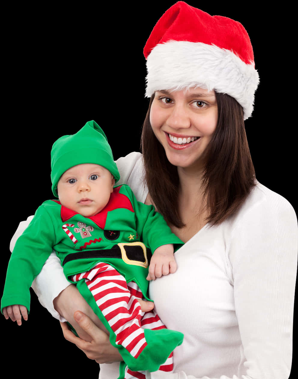 Holiday Momand Baby Elf Costumes