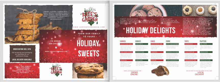 Holiday Sweets Brochure Design