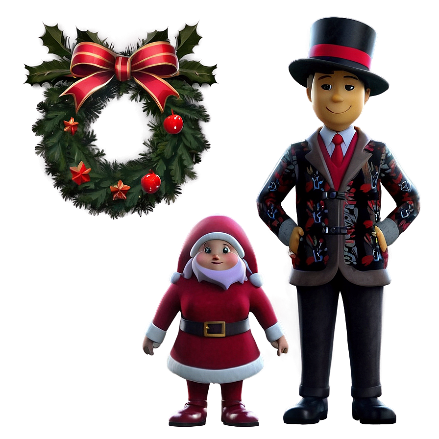 Holiday Themed Characters Png Ojd