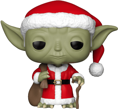 Holiday Yoda Figurine