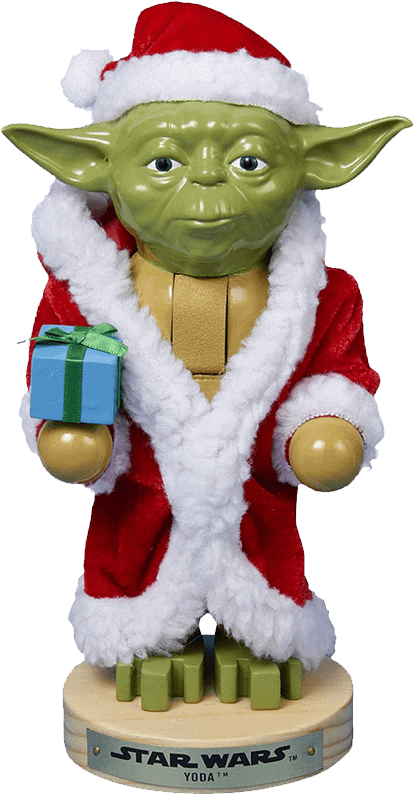 Star Wars Santa Yoda Nutcracker - Yoda Nussknacker, HD Png Download PNG with transparent background
