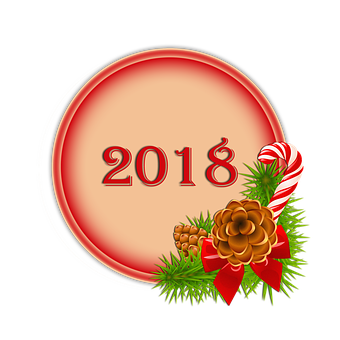 Holiday2018 Celebration PNG with transparent background