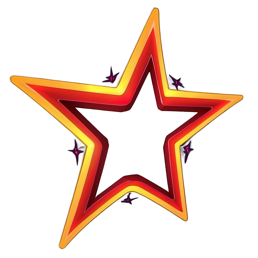 Hollow Star Outline Png Woj