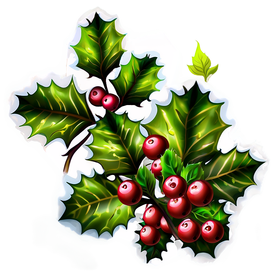 Holly Berries PNG kji PNG image with a transparent background, free high-resolution download