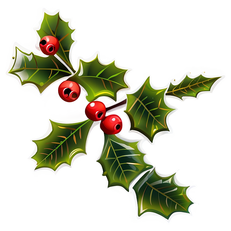 Holly Branch PNG kpq PNG image with a transparent background, free high-resolution download