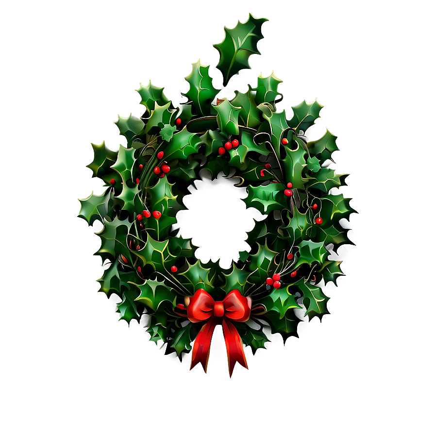Holly Decoration PNG 89 PNG image with a transparent background, free high-resolution download