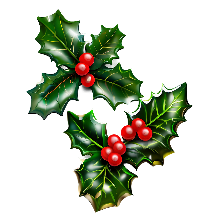 Holly Decoration Png Obs92