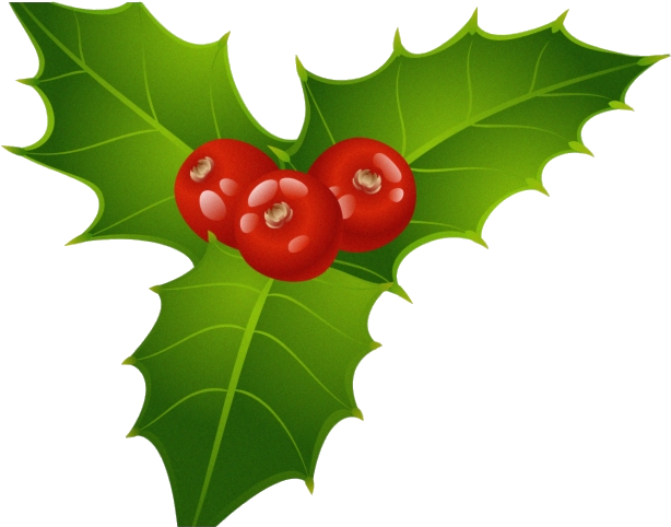 Holly Leaf Berries Clipart Christmas Mistletoe Transparent - Mistletoe Clipart Png, Png Download PNG with transparent background