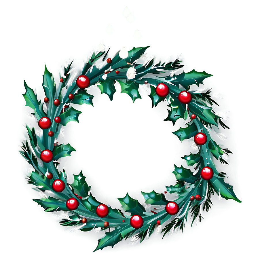 Holly Wreath Png Mem20