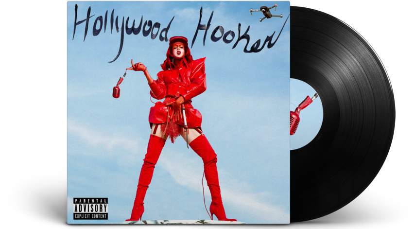 Hollywood Hooker Vinyl Album Cover