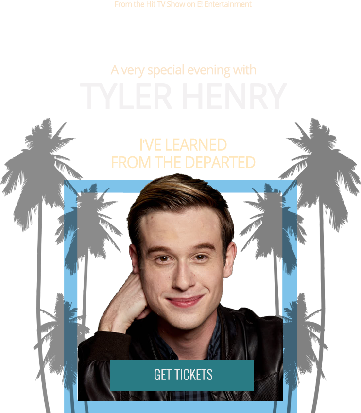 Hollywood Medium Tyler Henry Event Poster