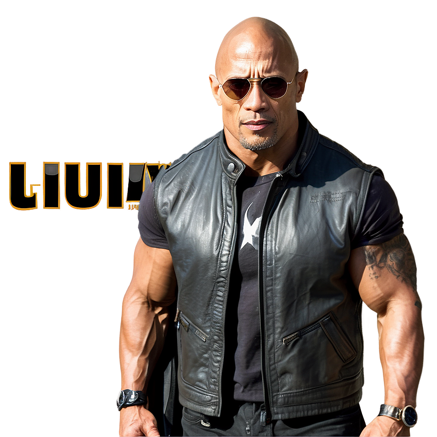 Hollywood Star The Rock Png Dho