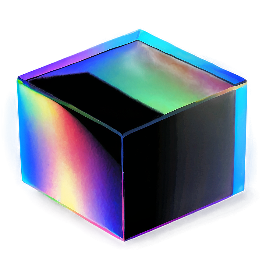 Holographic Cube Png 49