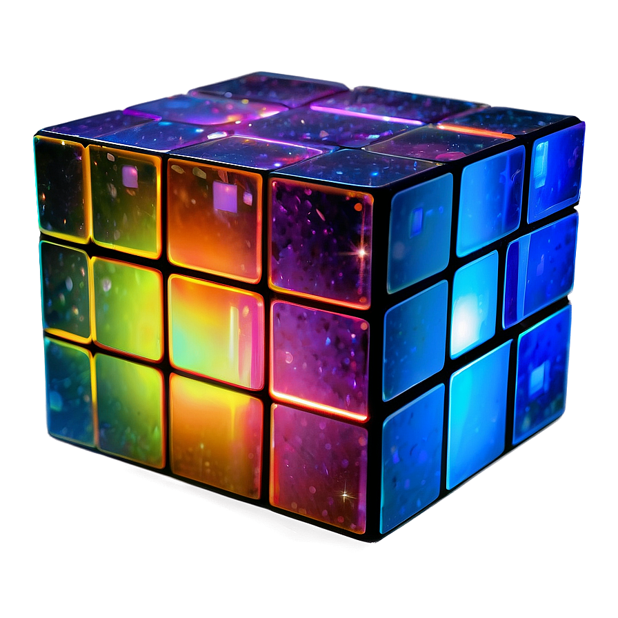 Holographic Cube Png Oao