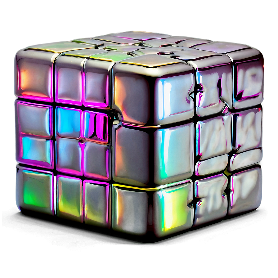 Holographic Cube Png Wef