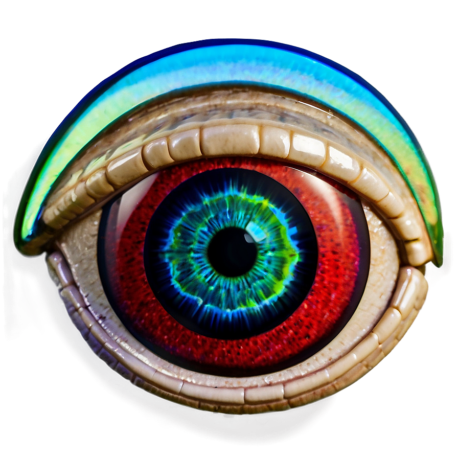 Holographic Evil Eye Png 05232024