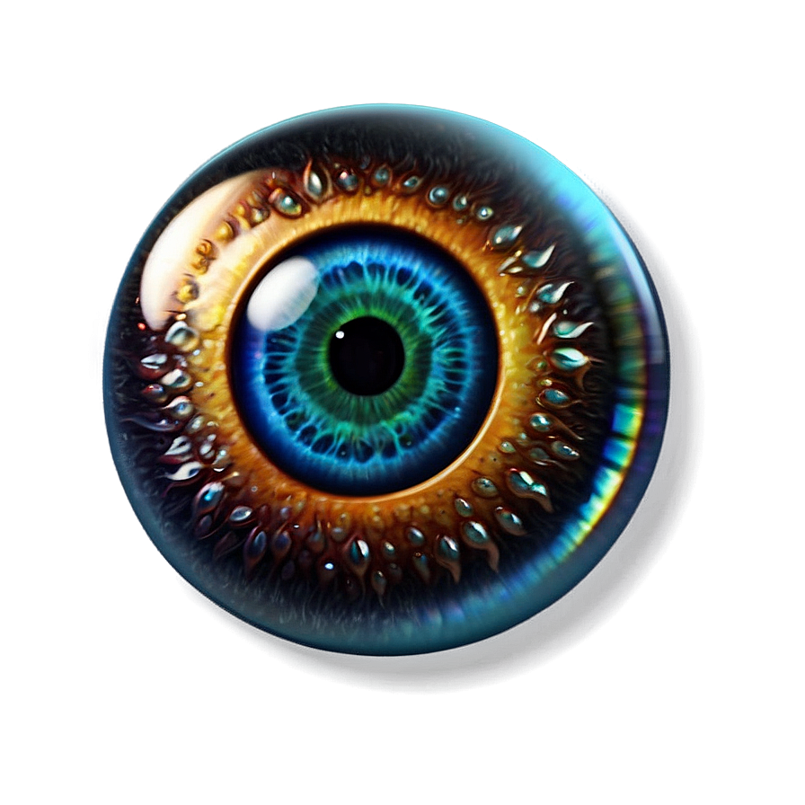 Holographic Evil Eye Png 05232024