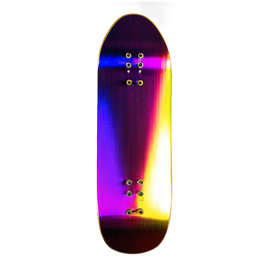 Holographic Skateboard Deck Sketch Png 11