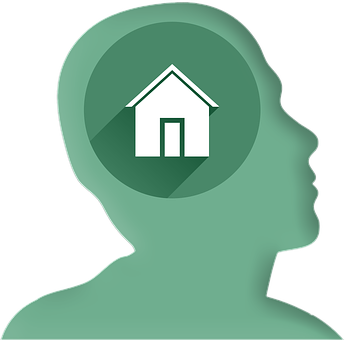 Home In Mind Concept Icon